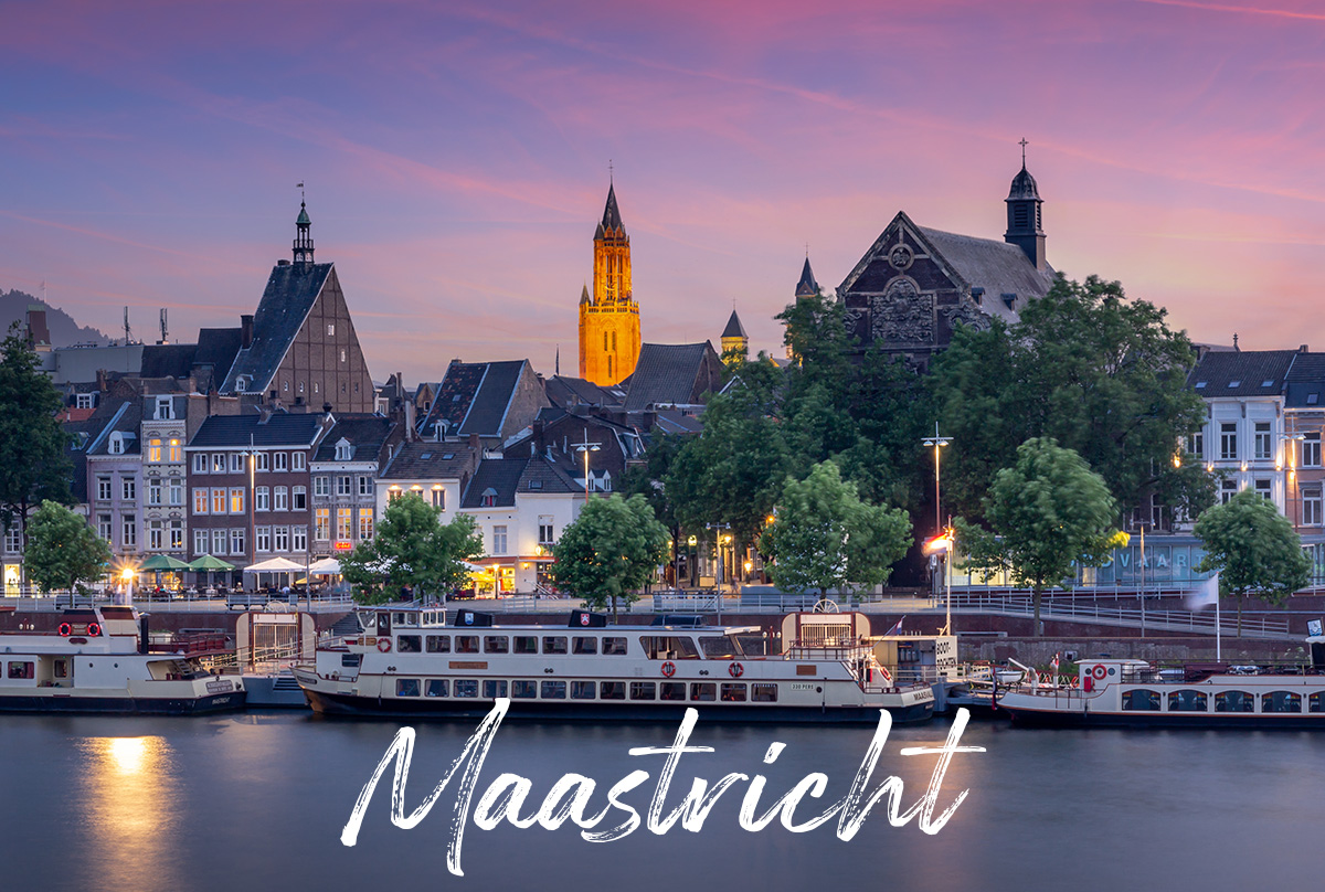 Old bridge in Maastricht, Holland