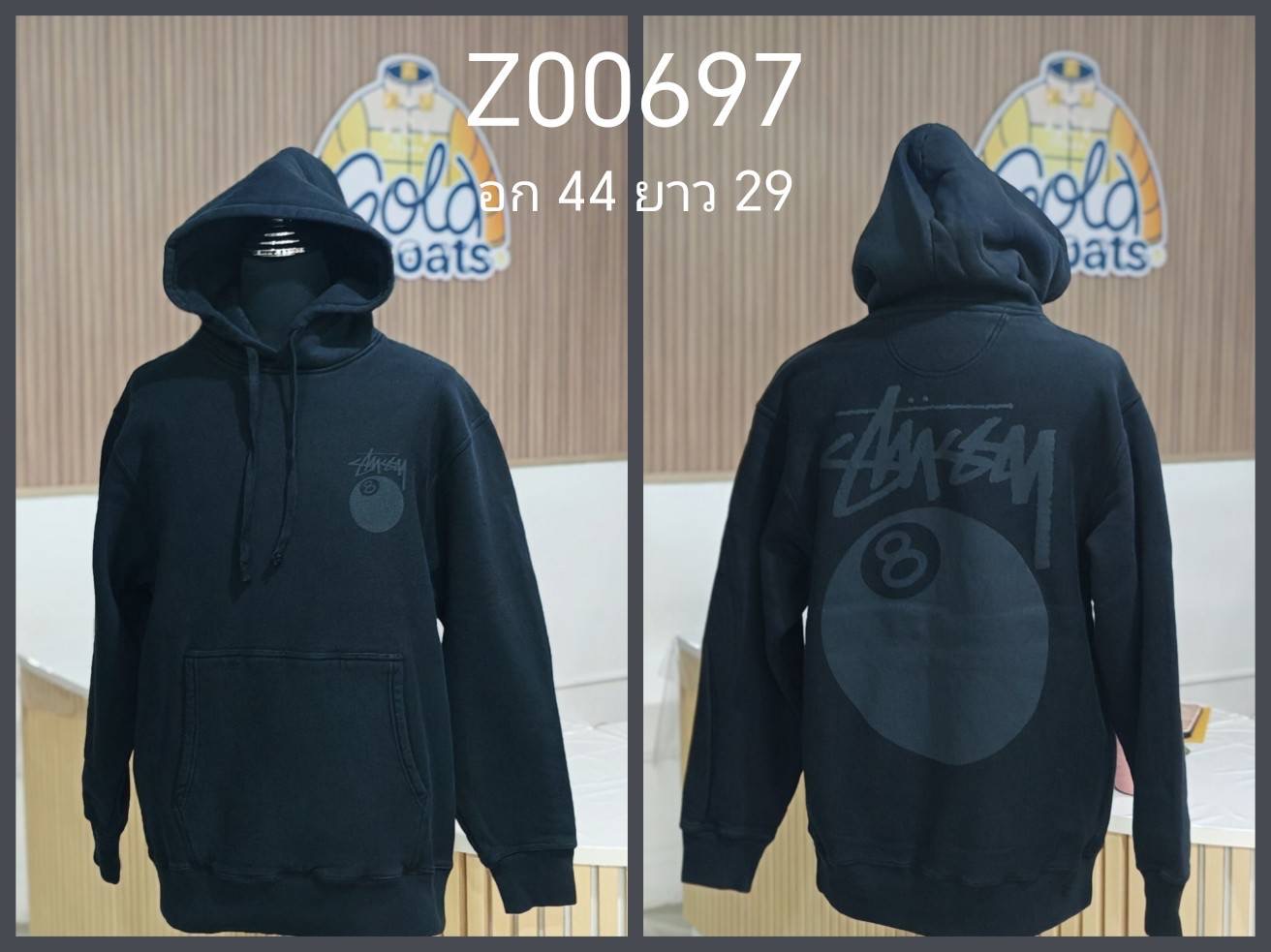 Z00697 Stussy เสื้อฮู้ดกันหนาว