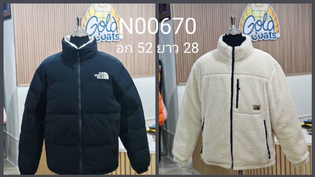 N00670 The Northface ใส่ 2 ด้านขนแกะ อุณหภูมิติดลบ