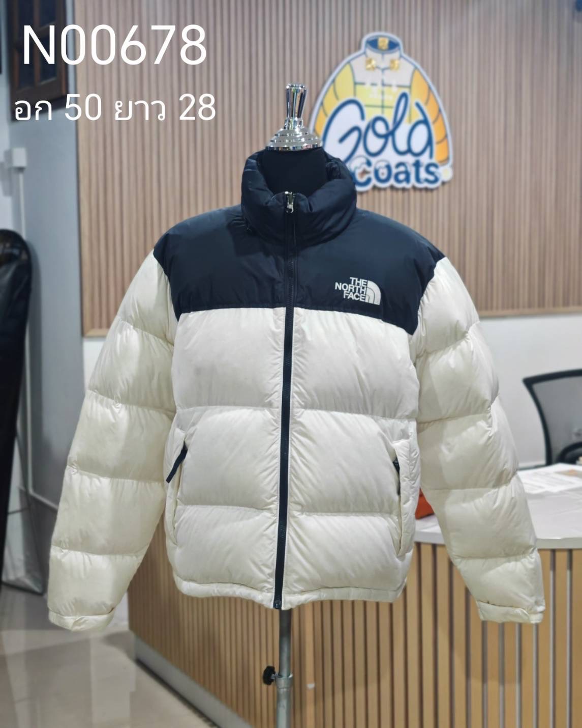 N00678 The Northface เสื้อทูโทนขนห่าน อุณหภูมิติดลบ